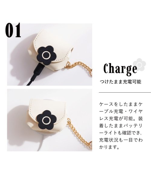 MARY QUANT(マリークヮント)/MARY QUANT マリークヮント エアーポッズプロ AirPods Proケース カバー レディース マリクワ PU LEATHER AIRPODS PRO/img03