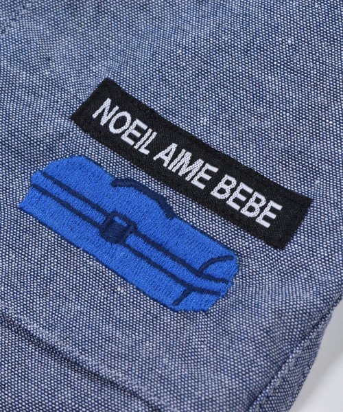 Noeil aime BeBe(ノイユ　エーム　べべ)/前 ポケット 付 ダンガリー ショートパンツ (90~130cm)/img08