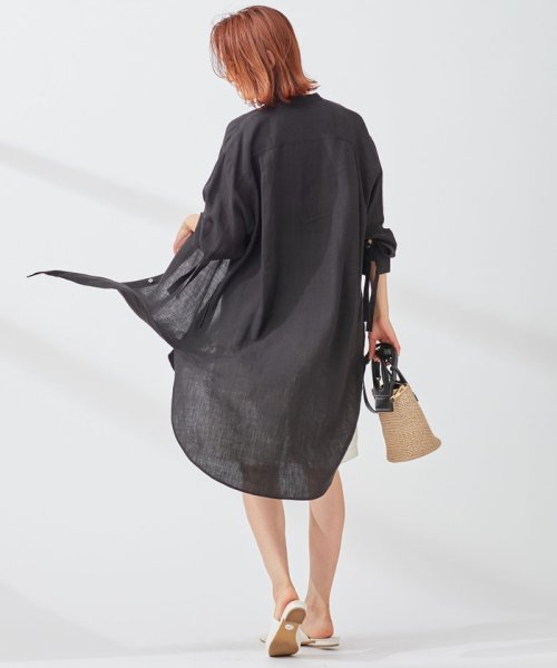 NIJYUSANKU(23区)/【WEB/一部店舗限定】 LIBECO LINEN チュニックシャツ/img06