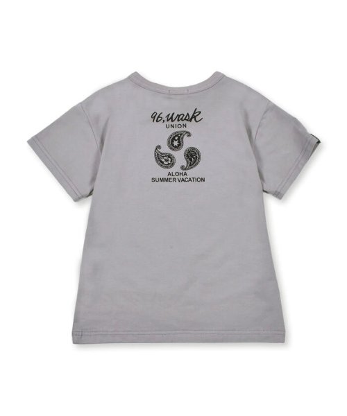 WASK(ワスク)/【 速乾 】 バック ペイズリー プリント 天竺 サマー Tシャツ（100~16/img14