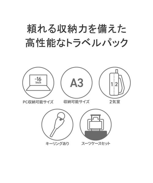 Aer(エアー)/エアー リュック Aer Travel Collection Travel Pack 3 ビジネスリュック ノートPC 16インチ A3 35L 2層 ナイロン/img03