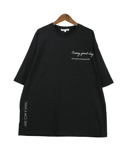 LUXSTYLE(ラグスタイル)/バックフォトデコレーションプリントTシャツ/Tシャツ メンズ 半袖 バックプリント フォトプリント ロゴ/img08