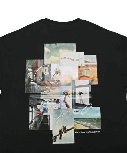 LUXSTYLE(ラグスタイル)/バックフォトデコレーションプリントTシャツ/Tシャツ メンズ 半袖 バックプリント フォトプリント ロゴ/img18