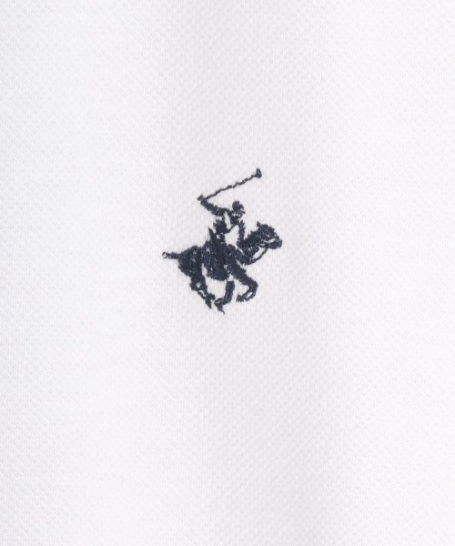 LAZAR(ラザル)/【Lazar】BEVERLY HILLS POLO CLUB/ビバリーヒルズポロクラブ ビッグシルエット カノコ ワンポイント 刺繍 ポロシャツ/img03
