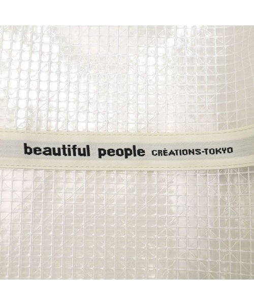 beautiful people(ビューティフルピープル)/ビューティフルピープル beautiful people トート plaid vinyl logo tape big tote 日本製 611926/img13