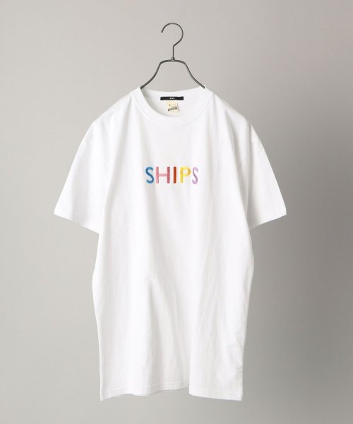 SHIPS MEN(シップス　メン)/SHIPS: ロゴ エンブロイダリー Tシャツ/img62