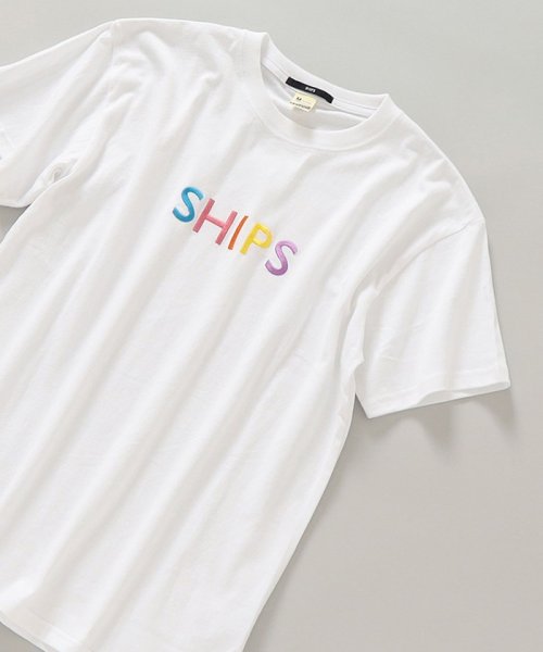 SHIPS MEN(シップス　メン)/SHIPS: ロゴ エンブロイダリー Tシャツ/img63