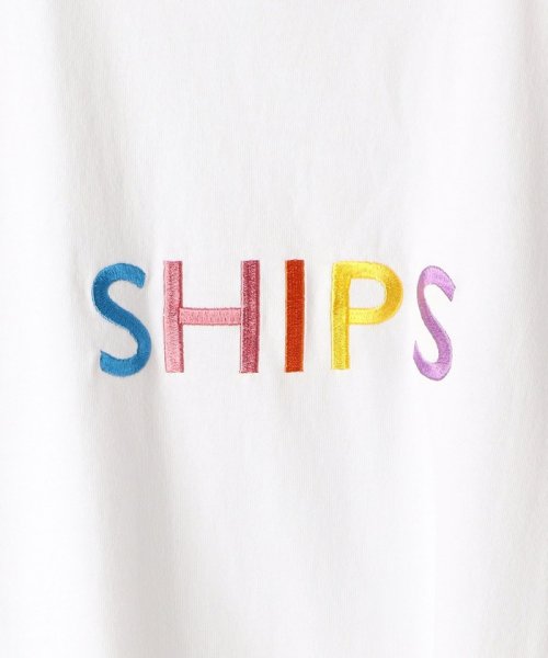 SHIPS MEN(シップス　メン)/SHIPS: ロゴ エンブロイダリー Tシャツ/img64