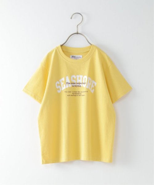 ikka kids(イッカ　キッズ)/【キッズ】カレッジメッセージTシャツ（100〜160cm）/img04