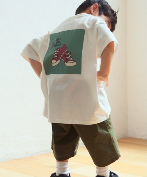ikka kids(イッカ　キッズ)/【キッズ】スニーカーモチーフTシャツ（100〜160cm）/img03