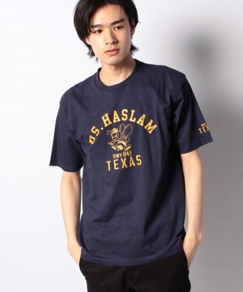 JEANS MATE(ジーンズメイト)/【BLUESTANDARD】汗染み防止 ZEROSTAIN スラブ素材プリントTシャツ/img22