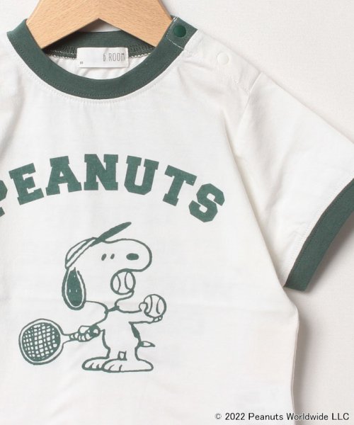 b-ROOM(ビールーム)/【PEANUTS】アソートスポーツリンガー半袖Tシャツ/img03