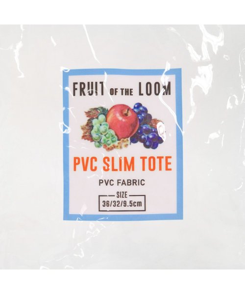 FRUIT OF THE LOOM(フルーツオブザルーム)/フルーツオブザルーム バッグ FRUIT OF THE LOOM PVCスリムトート ビニールバッグ A4 クリア 透明 縦型 軽量 撥水 70041700/img13