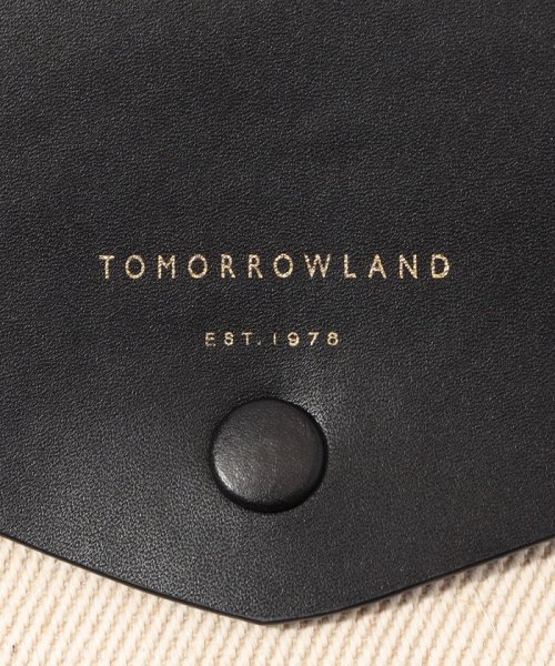 TOMORROWLAND GOODS(TOMORROWLAND GOODS)/TOMORROWLAND リサイクルレザー×コットンリネンキャンバス クラッチバッグ/img05