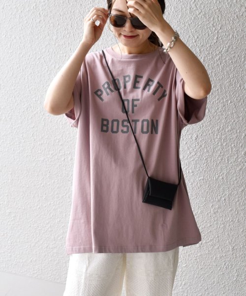 SHIPS WOMEN(シップス　ウィメン)/《一部追加予約》*カレッジ ビッグ TEE◆/img70