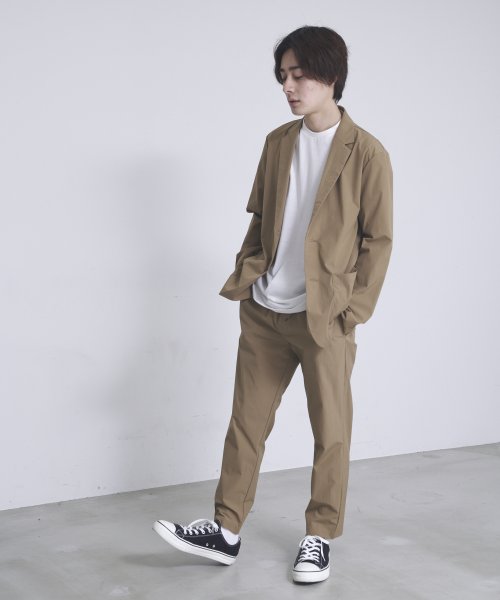 JEANS MATE(ジーンズメイト)/【BLUESTANDARD】 セットアップ＊ノーストレス  テーラードジャケット＋ イージーパンツ　1.軽量ストレッチ  2.撥水  3.パッカブル/img15