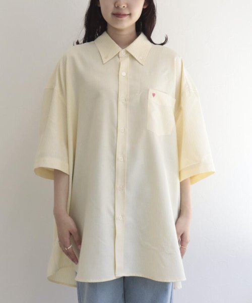 FREDY REPIT(フレディレピ)/【WEB限定カラーあり】ハート刺繍ストライプシャツ/img50