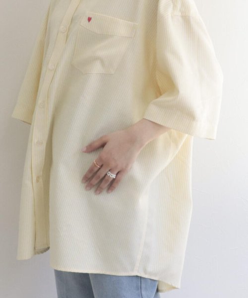 FREDY REPIT(フレディレピ)/【WEB限定カラーあり】ハート刺繍ストライプシャツ/img53