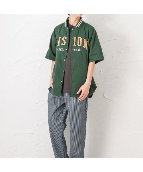 MAC HOUSE(men)(マックハウス（メンズ）)/VISION STREET WEAR ヴィジョンストリートウェア カレッジスタシャツ 2505017－A/img04