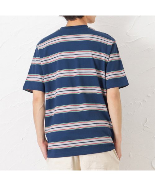 MAC HOUSE(men)(マックハウス（メンズ）)/Dickies ディッキーズ マルチボーダー半袖Tシャツ 2278－1437/img03