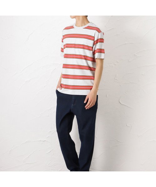 MAC HOUSE(men)(マックハウス（メンズ）)/Dickies ディッキーズ マルチボーダー半袖Tシャツ 2278－1437/img04