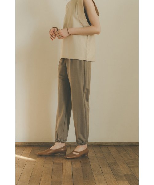 CLANE(クラネ)/HEM GATHER JERSEY PANTS/img03