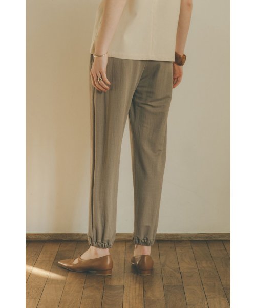 CLANE(クラネ)/HEM GATHER JERSEY PANTS/img04