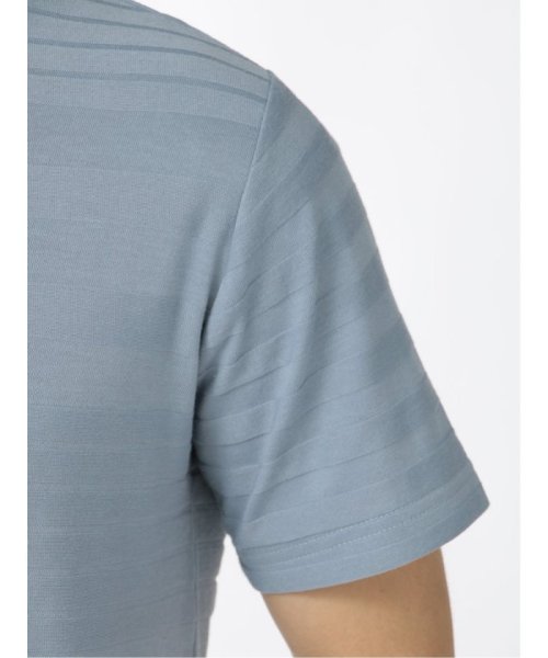 TAKA-Q(タカキュー)/ランダムボーダー クルーネック 半袖 メンズ Tシャツ カットソー カジュアル インナー ビジネス ギフト プレゼント/img09