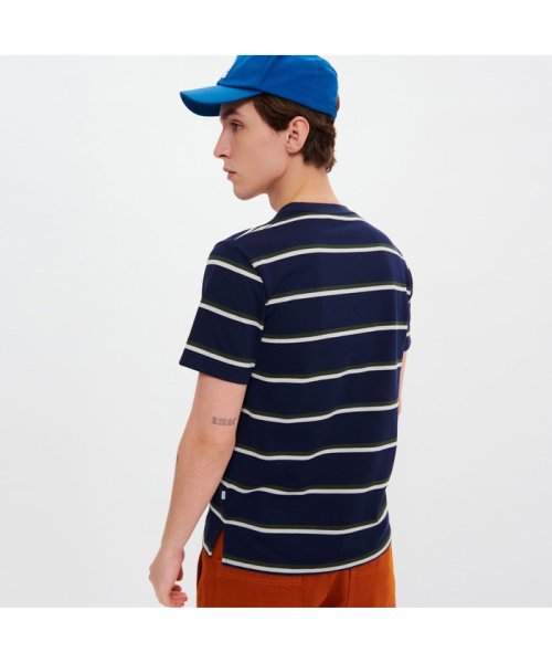 ＡＩＧＬＥ MEN(エーグル　メンズ)/MIJ マルチボーダー ポケット 半袖Tシャツ/img02