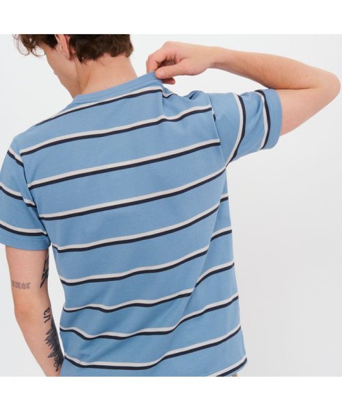 ＡＩＧＬＥ MEN(エーグル　メンズ)/MIJ マルチボーダー ポケット 半袖Tシャツ/img06