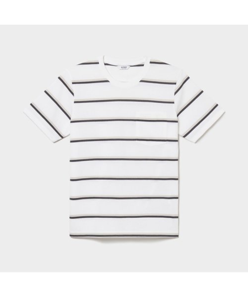 ＡＩＧＬＥ MEN(エーグル　メンズ)/MIJ マルチボーダー ポケット 半袖Tシャツ/img07