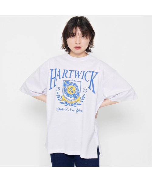 Spiritoso(スピリトーゾ)/HARTWICK カレッジロゴピグメントTシャツ/img06