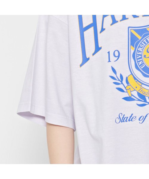 Spiritoso(スピリトーゾ)/HARTWICK カレッジロゴピグメントTシャツ/img10