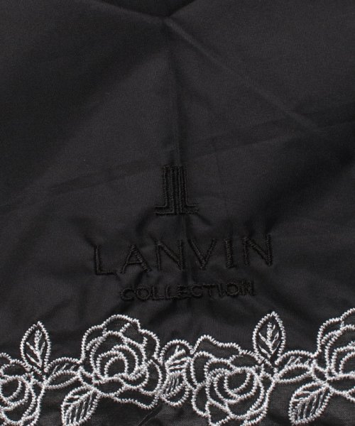 LANVIN Collection(umbrella)(ランバンコレクション（傘）)/晴雨兼用折りたたみ日傘　”ローズオーガンジーカットワーク”/img05