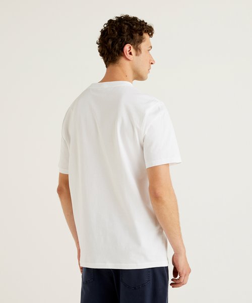 BENETTON (mens)(ベネトン（メンズ）)/サマープリント半袖Tシャツ・カットソー/img01