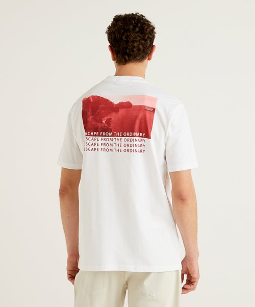BENETTON (mens)(ベネトン（メンズ）)/サマープリント半袖Tシャツ・カットソー/img10