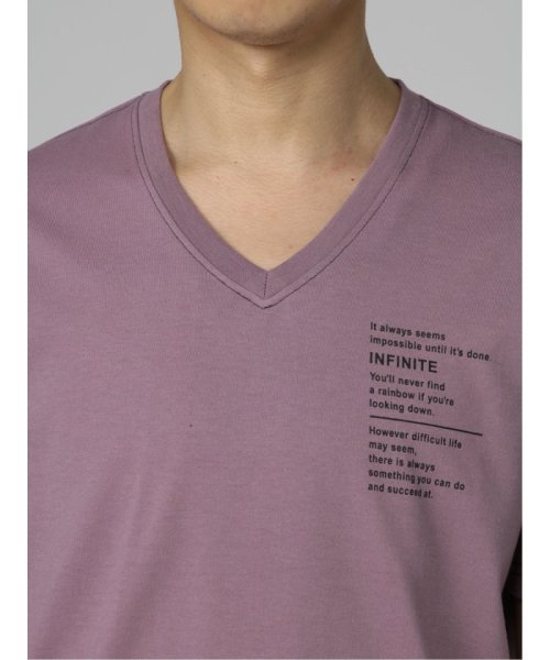 semanticdesign(セマンティックデザイン)/ステッチデザイン Vネック 半袖 メンズ Tシャツ カットソー カジュアル インナー ビジネス ギフト プレゼント/img28