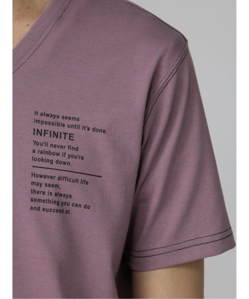 semanticdesign(セマンティックデザイン)/ステッチデザイン Vネック 半袖 メンズ Tシャツ カットソー カジュアル インナー ビジネス ギフト プレゼント/img31