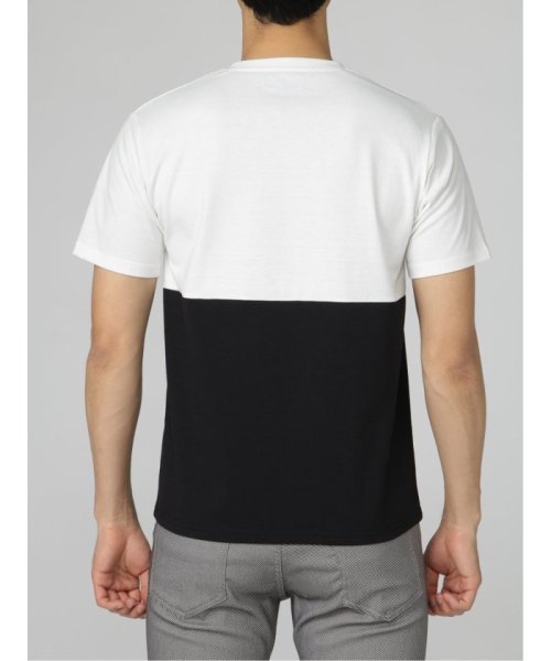 semanticdesign(セマンティックデザイン)/バイカラー切替 Vネック 半袖 メンズ Tシャツ カットソー カジュアル インナー ビジネス ギフト プレゼント/img18