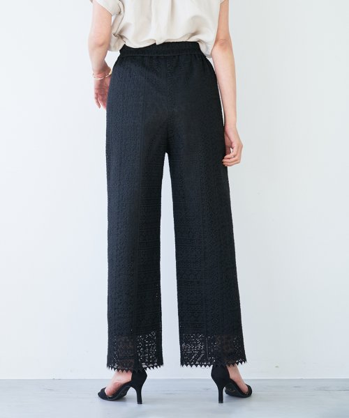 MICA&DEAL(マイカアンドディール)/lace straight pants/img02