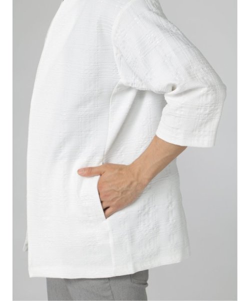 semanticdesign(セマンティックデザイン)/エンボスチェック 7分袖デザインジャケット/img08