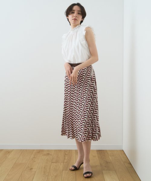 ANAYI(アナイ)/【セットアップ対応商品】キカハートプリントプリーツパターン スカート/img03