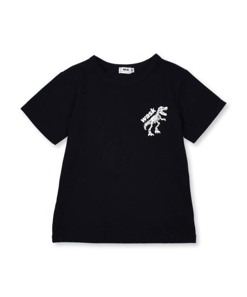 WASK(ワスク)/【 接触冷感 】 恐竜 化石 ツイン ロゴ プリント 天竺 Tシャツ（100~1/img05