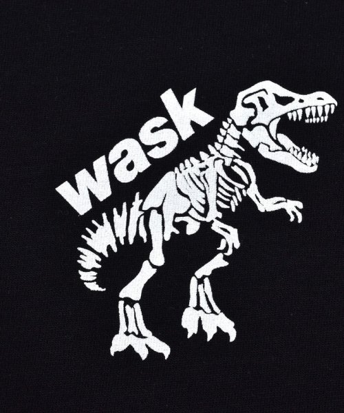 WASK(ワスク)/【 接触冷感 】 恐竜 化石 ツイン ロゴ プリント 天竺 Tシャツ（100~1/img08