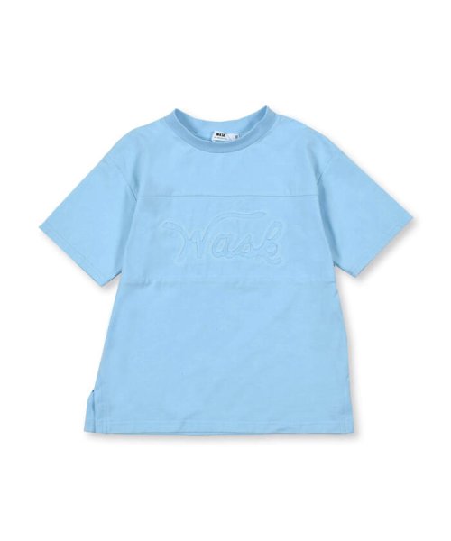 WASK(ワスク)/【 速乾 】 WASK ロゴ くり抜き ビッグ 天竺 Tシャツ（100~160c/img06