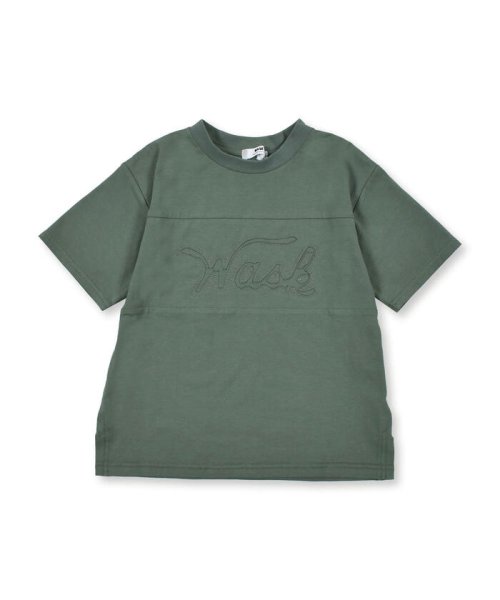 WASK(ワスク)/【 速乾 】 WASK ロゴ くり抜き ビッグ 天竺 Tシャツ（100~160c/img13