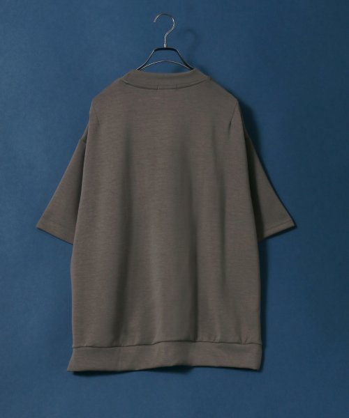 ANPAS(ANPAS)/【ANPAS】シルケットポンチ ビッグシルエット モックネック 5分袖 Tシャツ トレーナー/img04