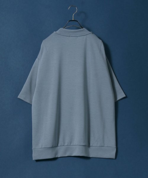 ANPAS(ANPAS)/【ANPAS】シルケットポンチ ビッグシルエット モックネック 5分袖 Tシャツ トレーナー/img06