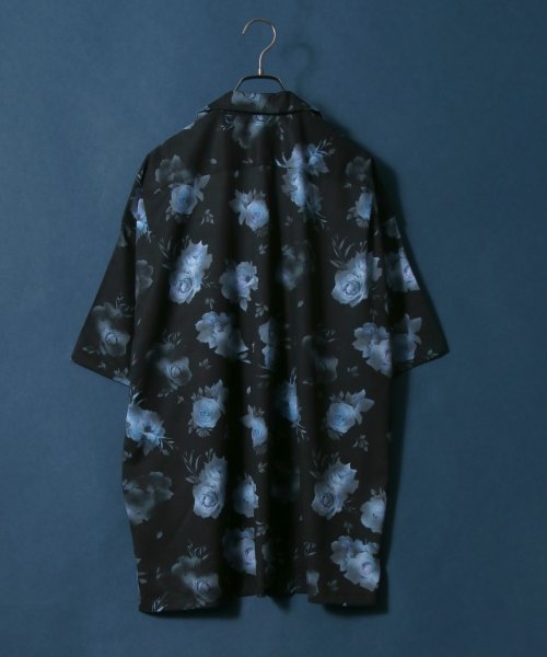 ANPAS(ANPAS)/【ANPAS】Total Pattern Print Oversized Open Collar Shirt/オーバーサイズ 総柄 オープンカラーシャツ/img02