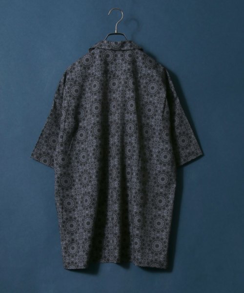 ANPAS(ANPAS)/【ANPAS】Total Pattern Print Oversized Open Collar Shirt/オーバーサイズ 総柄 オープンカラーシャツ/img03